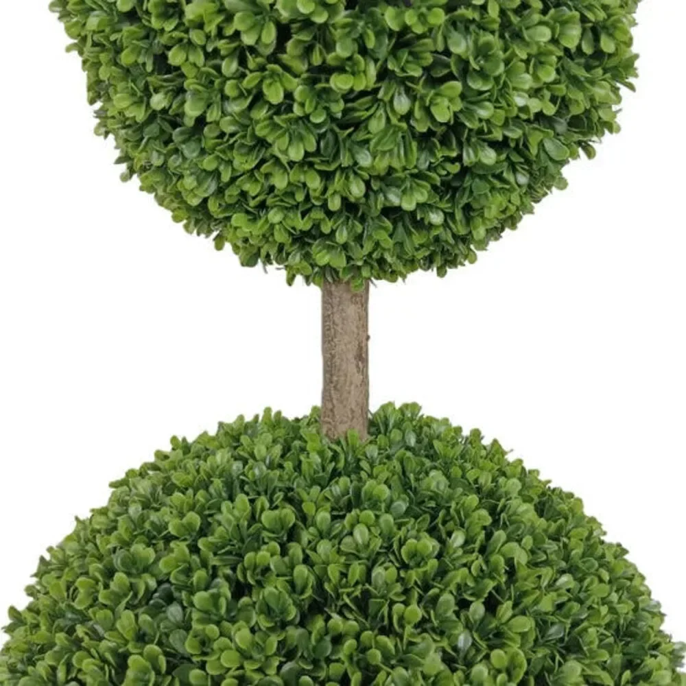 Beaumont Designs Faux 4' UV Resistant Boxwood Topiary Tree Indoor and Outdoor